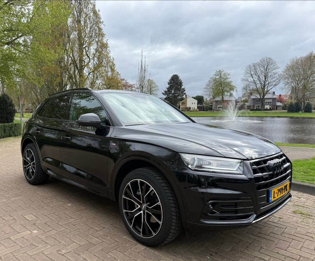 Audi Q5 2.0 Tfsi Quattro 252pk S Tronic 2018 Zwart 148.103KM, Auto's, Audi, 4 cilinders, Zwart, 14 km/l, Particulier