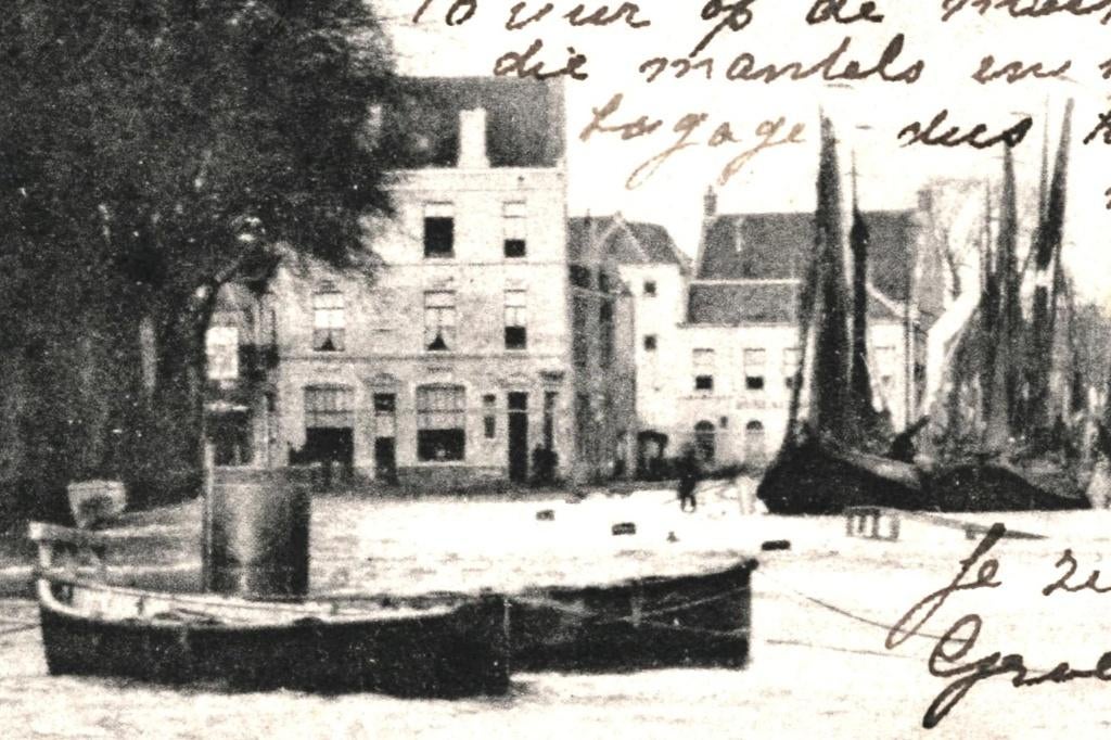 700737 Vlissingen 1906 Zeeland Niewendijk watervloed Gelopen, Ophalen of Verzenden, Voor 1920, Gelopen, Zeeland