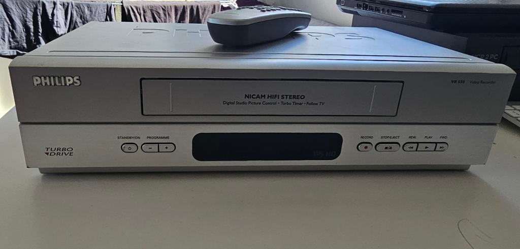 Nette Philips VR 550 Videorecorder, Ophalen of Verzenden, Gebruikt, VHS-speler of -recorder