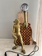 Gouden Apenlamp met Peer - 60 cm hoog, Ophalen, Zo goed als nieuw, Kunststof, 50 tot 75 cm