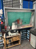 Spuitwand met afzuiging en filter