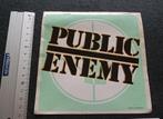 Public Enemy leuke 1988 grote sticker 14.5x14.5 cm st33, Verzenden, Nieuw, Overige typen
