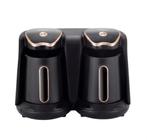 Turkse koffieapparaat 2 kopjes - Zwart & Roségoud, Overige modellen, Verzenden, Nieuw, Gemalen koffie