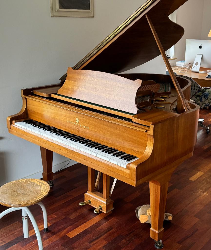 Steinway vleugel, Muziek en Instrumenten, Piano's, Verzenden, Zo goed als nieuw, Overige kleuren, Vleugel