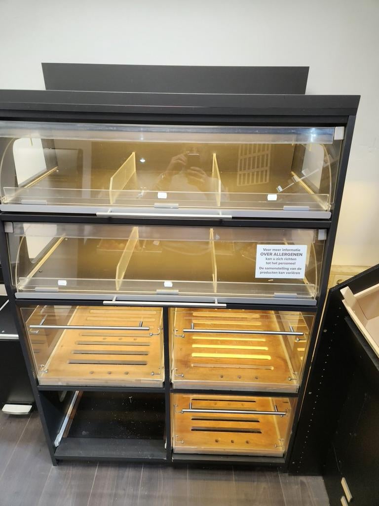 Professionele Broodkast Broodvitrine broodstelling bakkerij, Ophalen of Verzenden