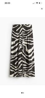 Zebra print broek H&M L, Maat 42/44 (L), Ophalen of Verzenden, Driekwart, Grijs