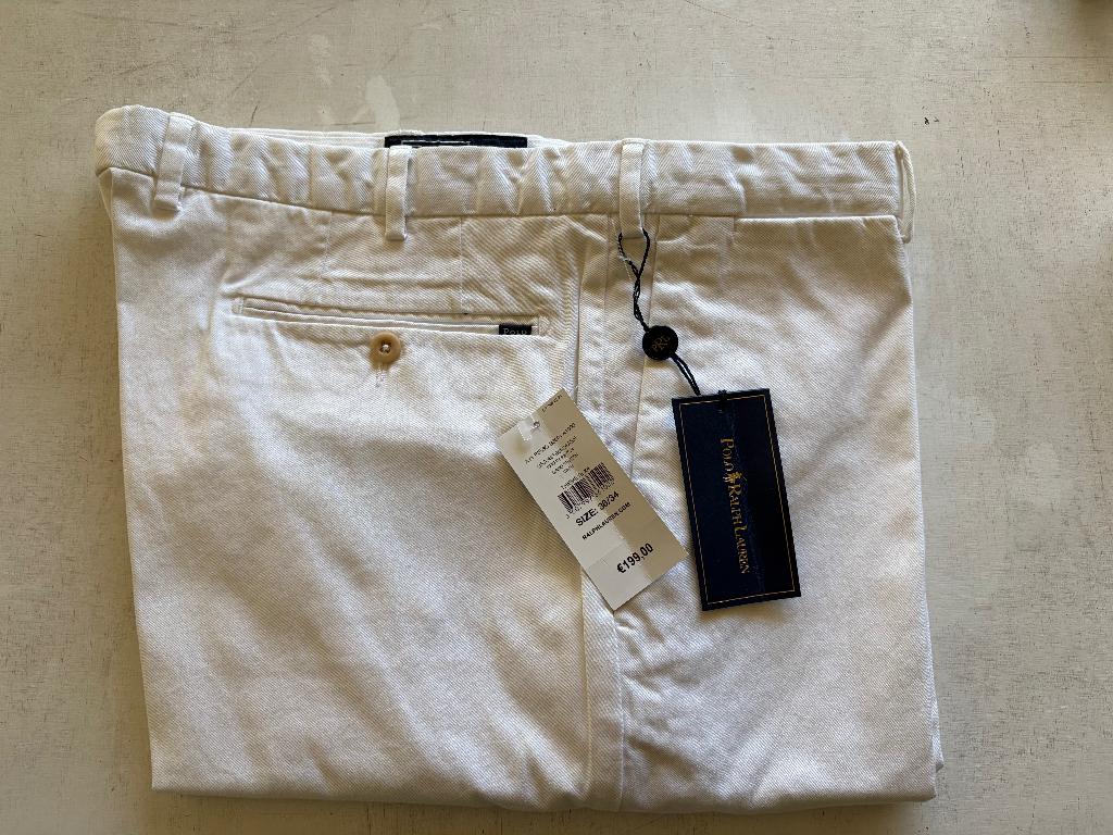 Ralph Lauren, Chino, broek, pantalon, Kleding | Heren, Broeken en Pantalons, Verzenden, Wit, Ralph Lauren, Nieuw