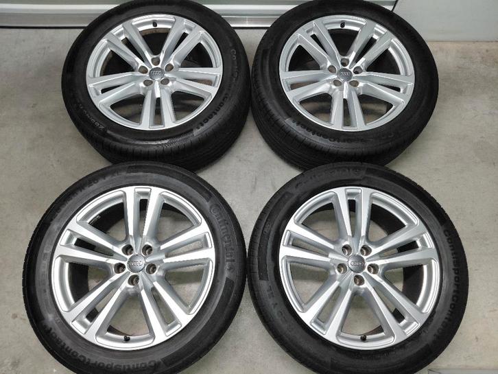 20 inch S Line velgen met zomerbanden Audi Q7, Auto-onderdelen, Banden en Velgen, Banden en Velgen, Zomerbanden, 20 inch, 285 mm