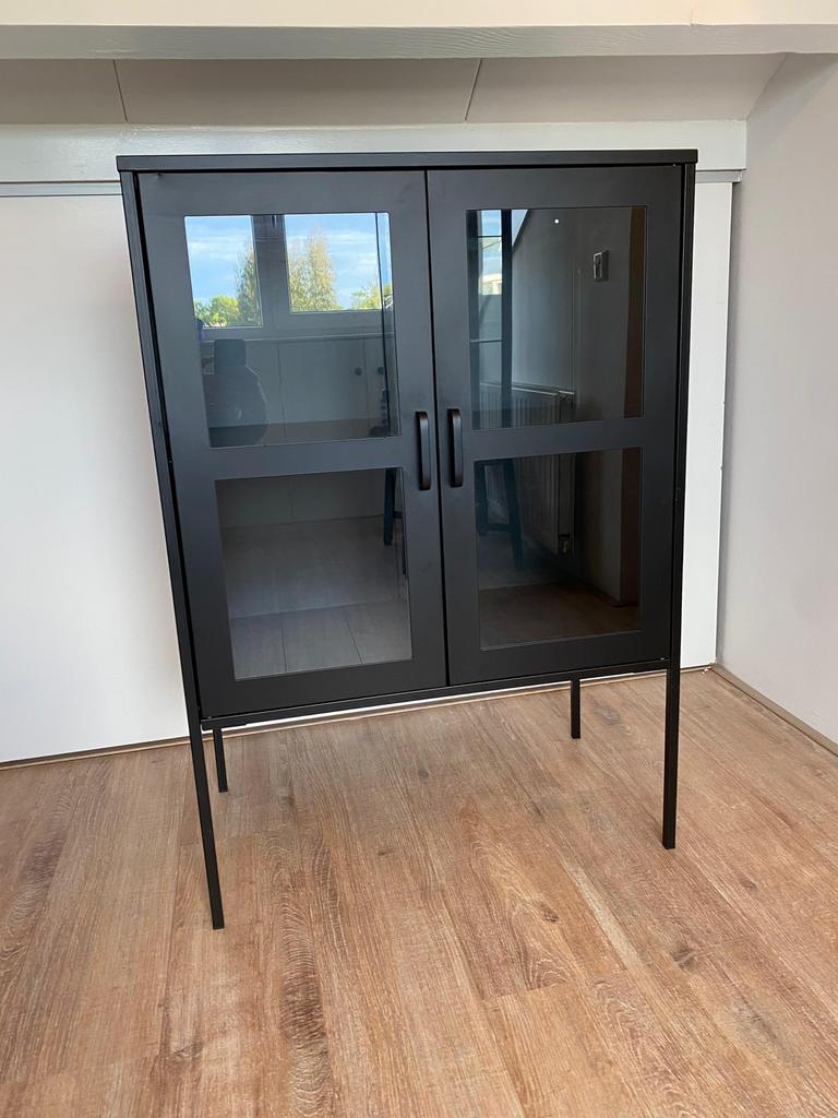 Wandkast Larissa, Huis en Inrichting, Kasten | Wandmeubels, Ophalen, Zo goed als nieuw, Minder dan 150 cm, Minder dan 100 cm