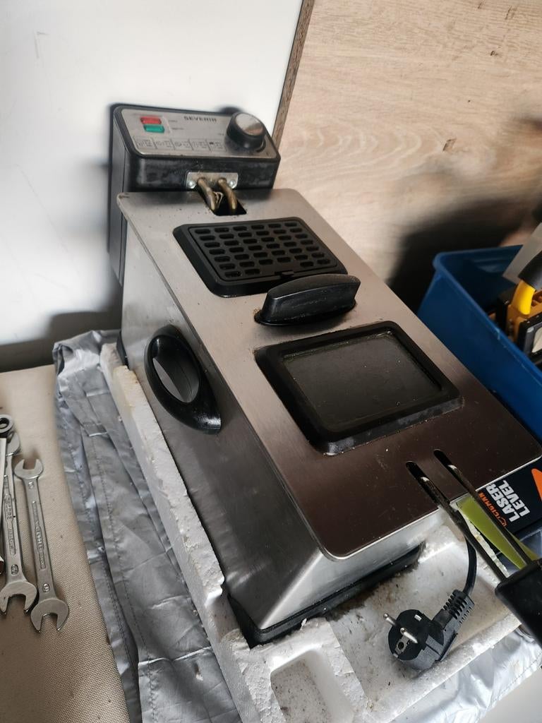 Frituurpan, Witgoed en Apparatuur, Grillplaten, Ophalen of Verzenden, Zo goed als nieuw