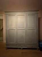 Vintage Houten kast | kleding kast | 3 deurs | demontabel, Huis en Inrichting, Kasten | Kledingkasten, Ophalen, Gebruikt, Met lade(s)