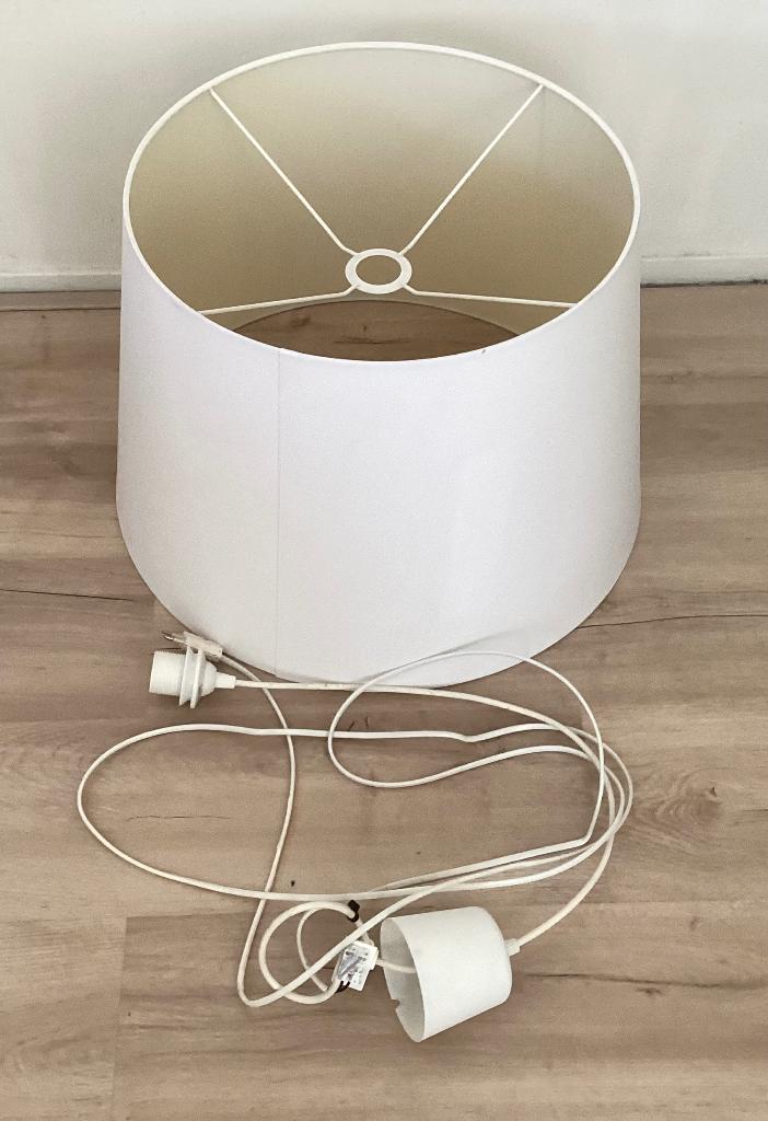 Hanglamp Wit, Huis en Inrichting, Ophalen, Nieuw, Overige materialen, 50 tot 75 cm