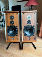 Bowers & Wilkins ( B & W ) DM4 speakers incl. Sraanders ., Ophalen, Gebruikt, Front, Rear of Stereo speakers, Bowers & Wilkins (B&W)