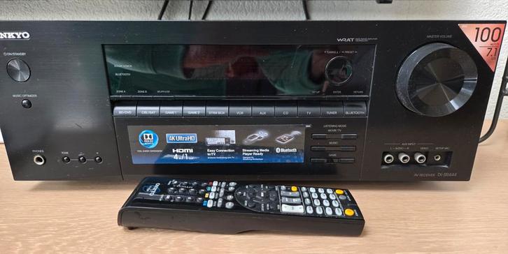 Onkyo TX-SR444 AV Receiver - Wegens verhuizing te koop, Audio, Tv en Foto, Versterkers en Receivers, Gebruikt, 7.1, 120 watt of meer