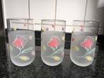 Vintage Waterglas Sapglas Frisdrankglas - set van 3, Ophalen of Verzenden, Zo goed als nieuw, Overige typen