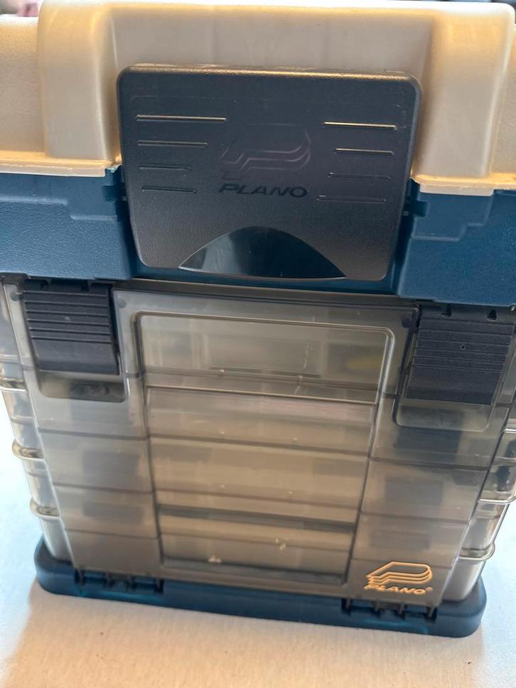 Plano opbergsysteem met veel kunstaas, Watersport en Boten, Hengelsport | Algemeen, Gebruikt, Koffer of Tas, Ophalen of Verzenden