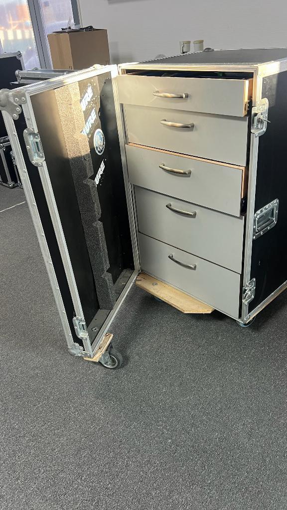 Professionelle Flightcase met lades., Muziek en Instrumenten, Behuizingen en Koffers, Gebruikt, Overige instrumenten, Flightcase