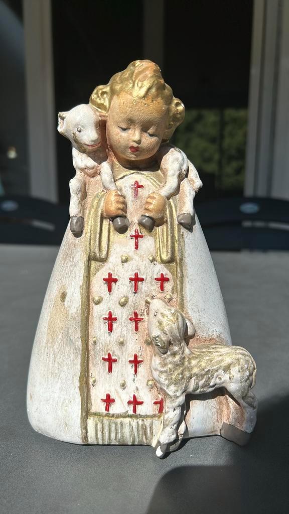 Vintage kerstbeeld - Hoogte 22cm., Diversen, Kerst, Ophalen of Verzenden