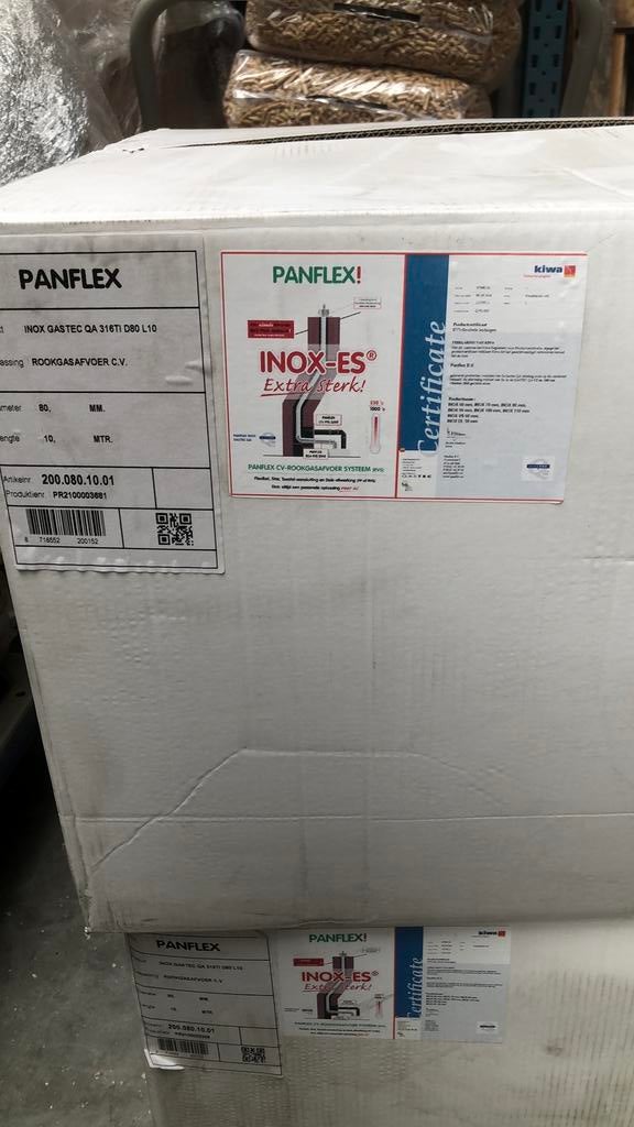 Flexibele RVS buis 80 panflex 10 meter in doos, Ophalen, Minder dan 30 cm, Overige typen, Minder dan 60 cm