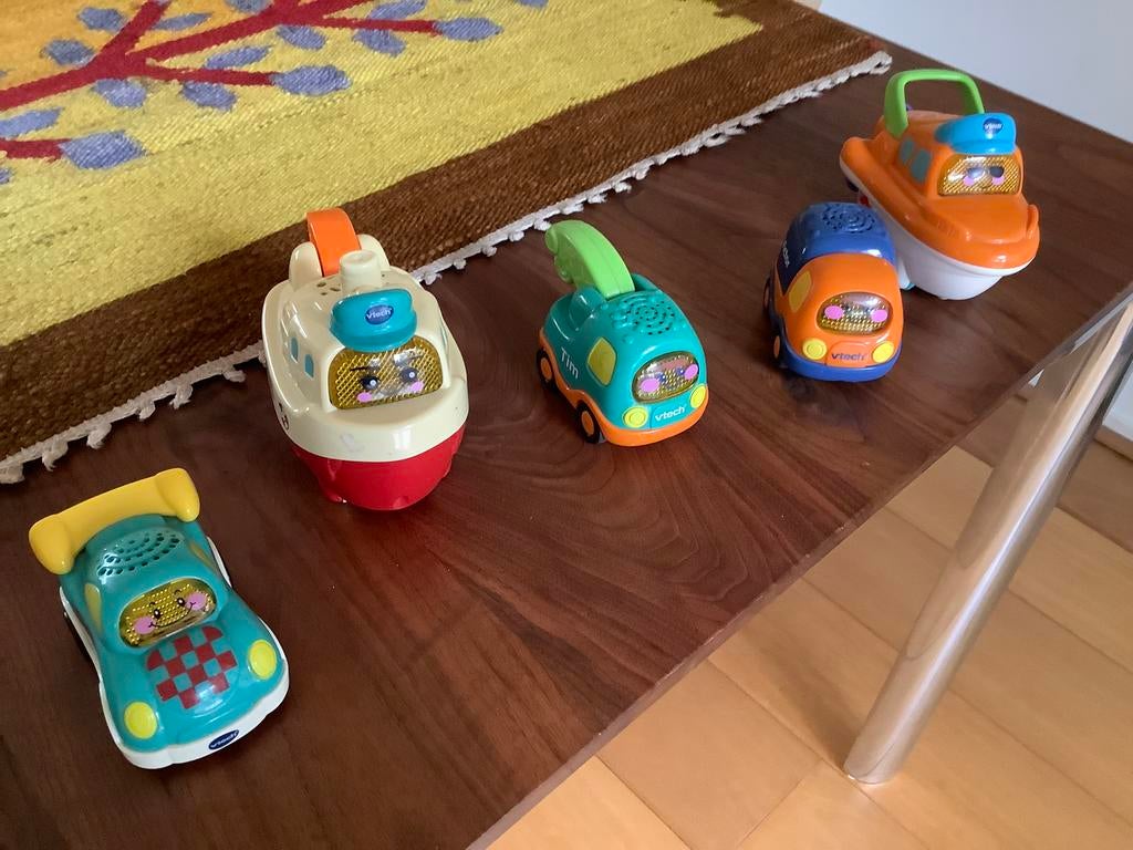 Toettoet auto’s en boten tezamen voor 4,50, Ophalen of Verzenden, Zo goed als nieuw, 2 tot 4 jaar