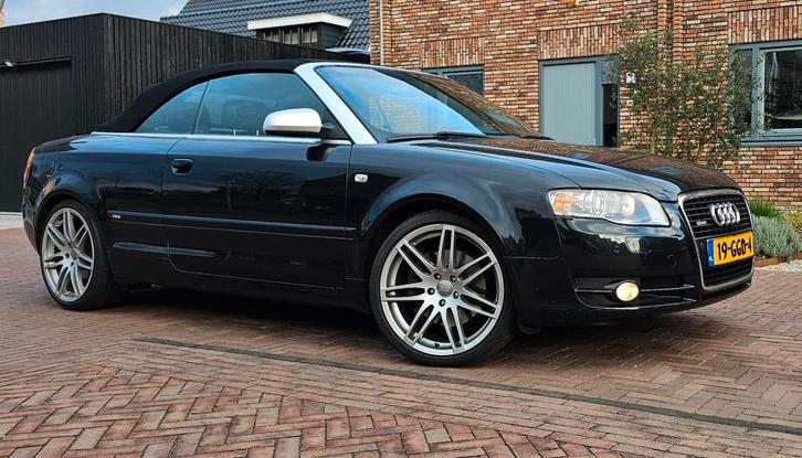 Audi A4 2.0 Tfsi 147KW Cabrio AUT 2006 Zwart, Auto's, Audi, Particulier, A4, ABS, Airbags, Airconditioning, Alarm, Android Auto