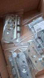 Scharnieren, hoge kwaliteit, 4x, nieuw in de doos, 89x89x3, Doe-het-zelf en Verbouw, Deuren en Horren, Ophalen of Verzenden, Nieuw