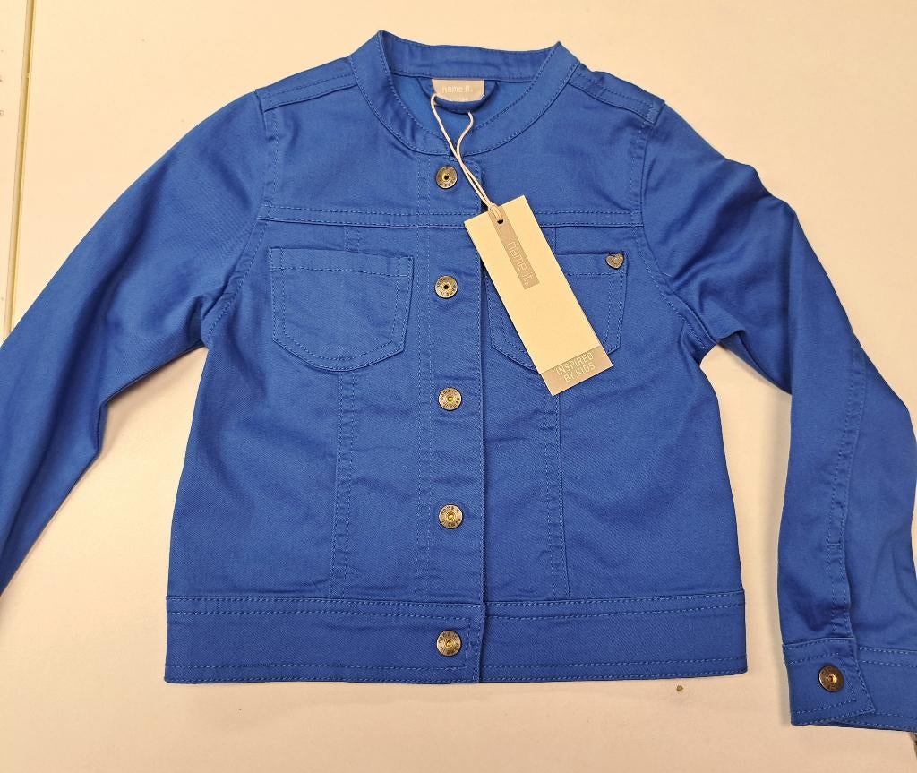 Name it nieuw jas jacket kobaltblauw drukknoopjes 104 48307, Kinderen en Baby's, Kinderkleding | Maat 104, Meisje, ., Name IT