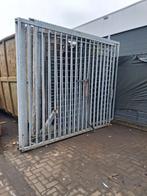 Spijlenhekwerk met poort en hekken, Ophalen, Gebruikt, IJzer, Met poort