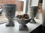 Sierlijke Vazen Set - Decoratieve Potten voor Huis en Tuin, Huis en Inrichting, Woonaccessoires | Vazen, Ophalen, Steen, Gebruikt