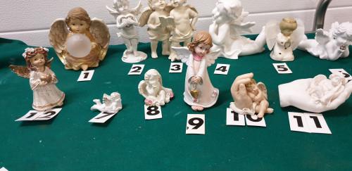 engelenbeelden verschillende 12 stuks, Diversen, Kerst, Ophalen of Verzenden, 'T Olde Gre-j, Info@toldegrej.nl, Endepoelstraat 20f Didam