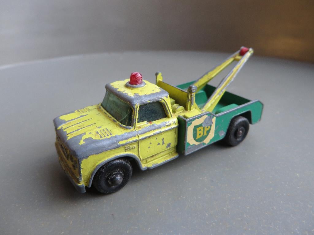 Matchbox No 13 Dodge Wreck Truck BP, Ophalen of Verzenden, Gebruikt, Bus of Vrachtwagen