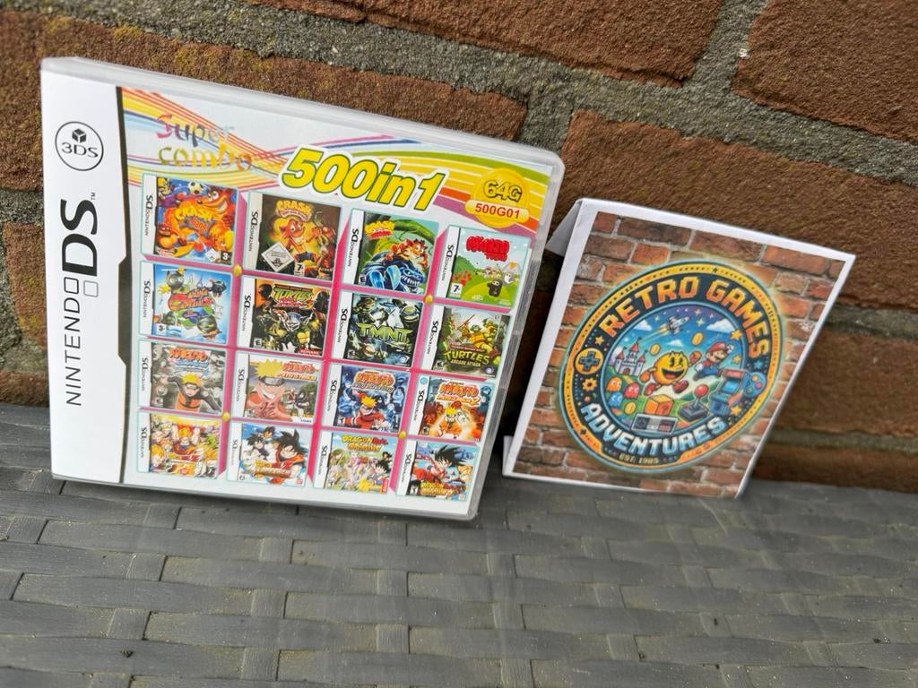 Nintendo DS 500 in 1 | Pokémon Mario Zelda Gratis verzending, Nintendo, Nintendo, 1 speler, Nieuw