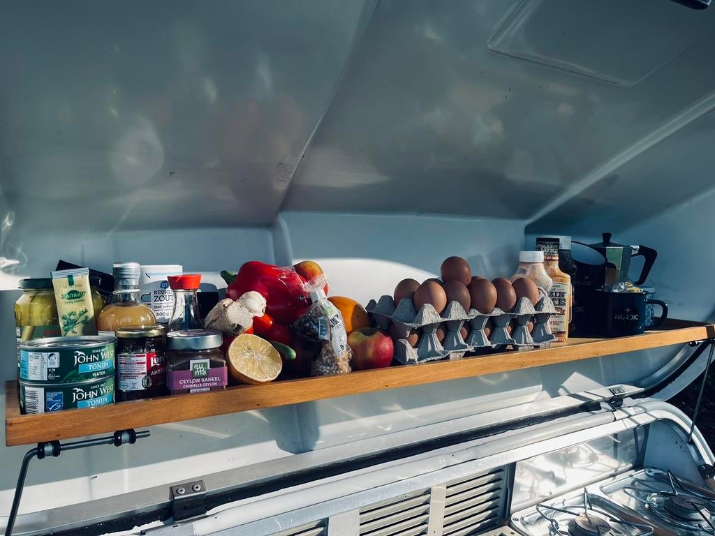 Holtkamper Whitebox keuken met koelkast, Ophalen of Verzenden, Campingkast