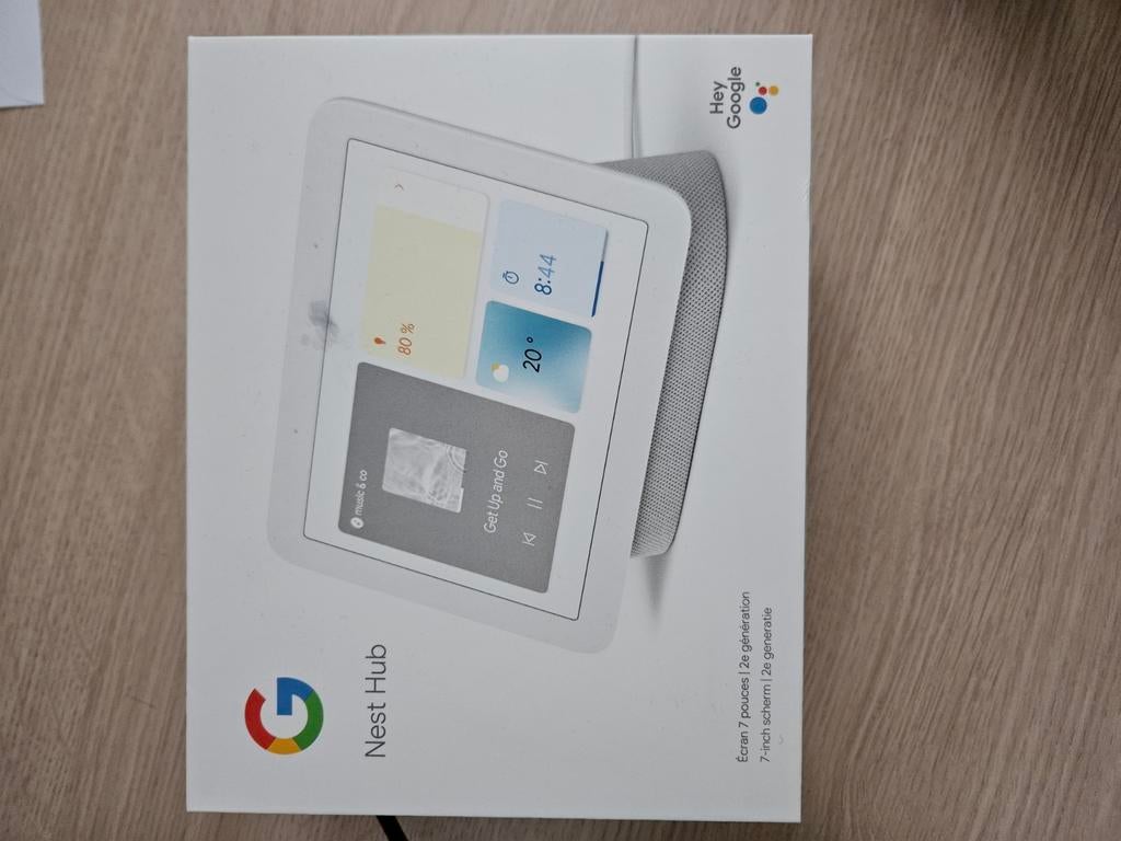 Google Nest Hub (2e generatie) met lichte gebruikersporen, Nest Hub 2e generatie, Ophalen of Verzenden, 7 inch of minder, Wi-Fi