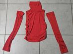 rode crop top met lange mouwen, Maat 38/40 (M), Nieuw, Ophalen of Verzenden, Lange mouw