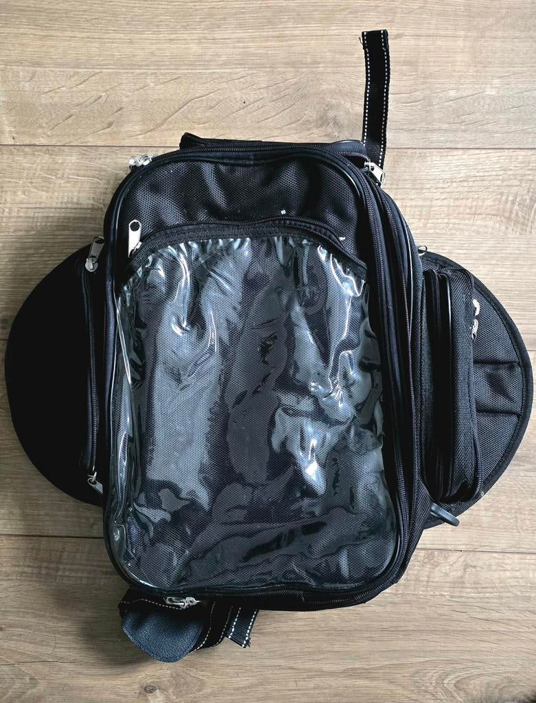 Tanktas Motor - Magnetisch, Rugtas, Regenhoes, Motoren, Accessoires | Koffers en Tassen, Zo goed als nieuw, Ophalen of Verzenden
