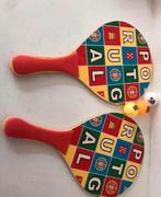 Leuk Pingpong Set met Balletjes, Ophalen of Verzenden, Gebruikt, Net, Batje(s) of Balletje(s)