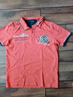 Livergy rood poloshirt met print en applicatie - maat L, Kleding | Heren, Polo's, Ophalen of Verzenden, Gedragen, Maat 52/54 (L)