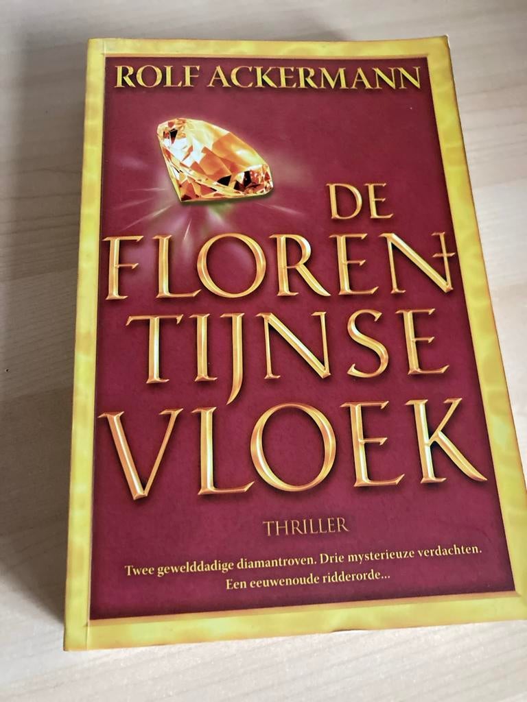 De Florentijnse Vloek - Rolf Ackermann, Ophalen of Verzenden, Gelezen, Europa overig