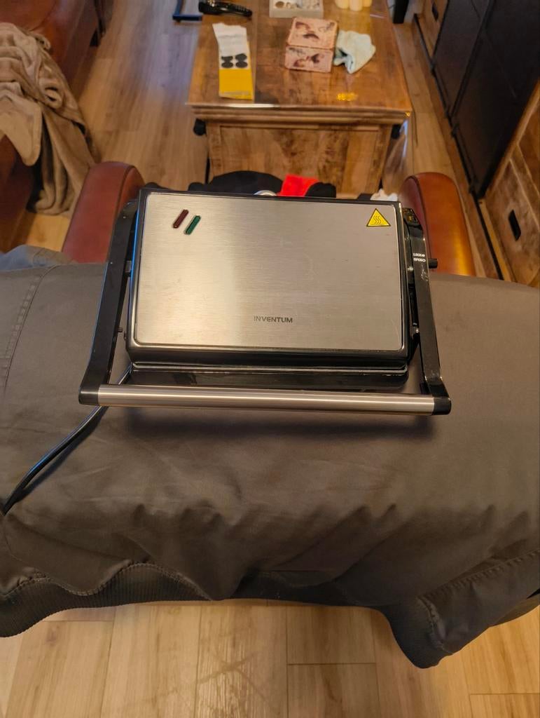 Inventum Grill/Tosti-ijzer - Zo goed als nieuw, Witgoed en Apparatuur, Contactgrills, Zo goed als nieuw, Ophalen