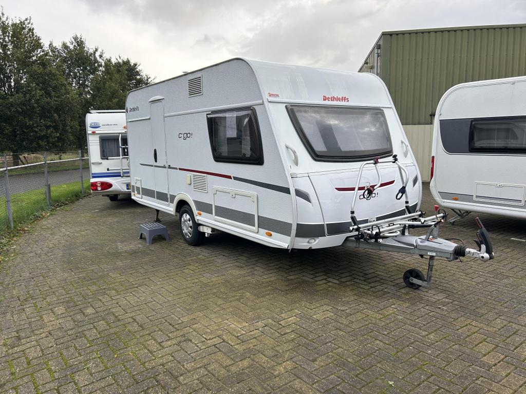 Dethleffs C'Go 430 QS Mover Vast bed XLkoelkast, Caravans en Kamperen, Caravans, Bedrijf, Treinzit, Schokbreker, Dethleffs