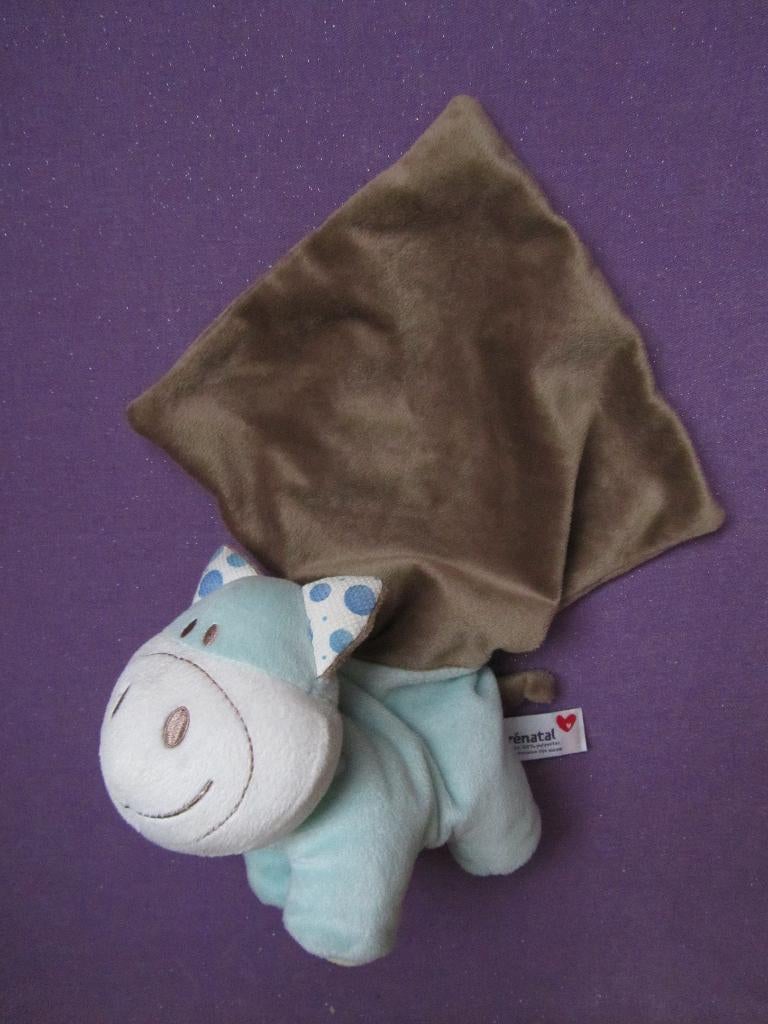 PRÉNATAL Knuffel POES MET KNUFFELDOEKJE IN RUGZIJDE **Nieuw*, Prénatal, Nieuw, Ophalen of Verzenden, Met label