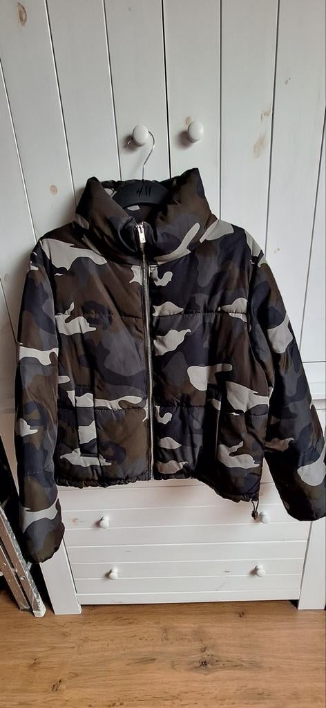 Jas met army print, Ophalen of Verzenden, Zo goed als nieuw, Maat 36 (S), Jack