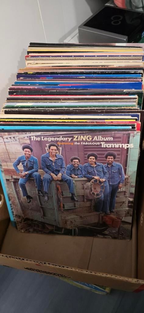 Ongeveer 165 LP's uit de jaren 70 en 80, Ophalen, Gebruikt, 12 inch