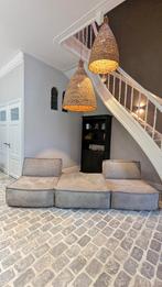 Modulaire bank (Goossens Jim) Micro Leer Licht Grijs, Huis en Inrichting, Banken | Bankstellen, Ophalen, 250 tot 300 cm, Industrial Lounge