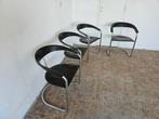 4 stuks design stoelen, Huis en Inrichting, Woonaccessoires | Krantenbakken en Lectuurbakken, Ophalen of Verzenden, Zo goed als nieuw