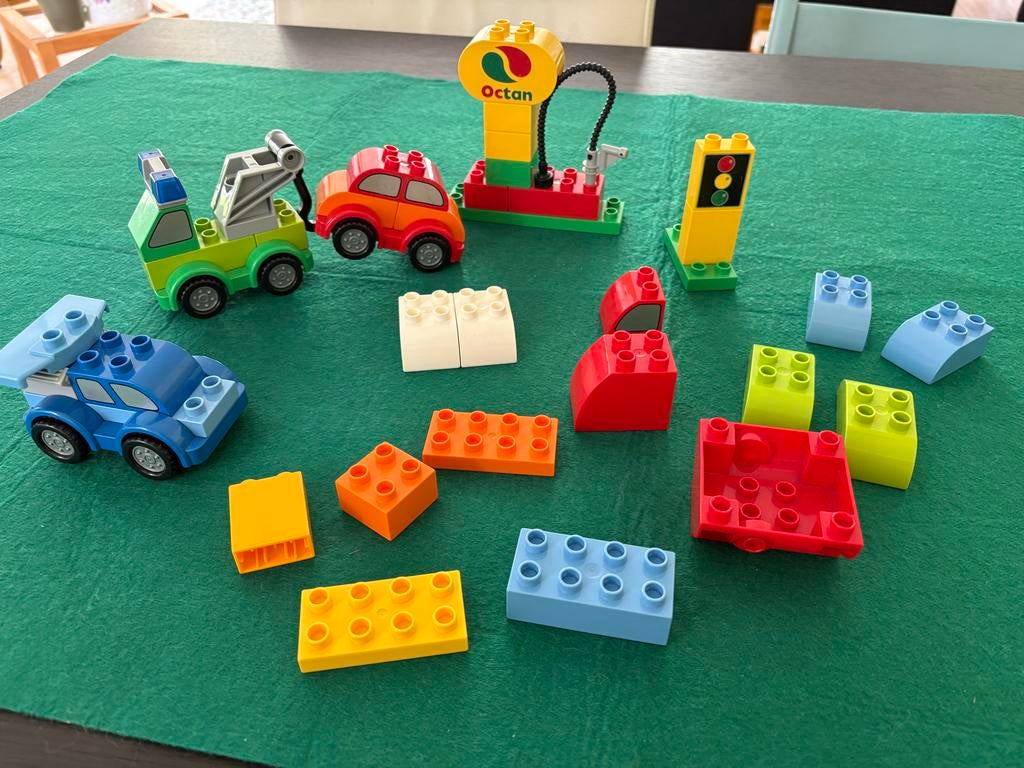 Lego Duplo 10552 - Creatieve Auto's set, Kinderen en Baby's, Speelgoed | Duplo en Lego, Gebruikt, Overige thema's, Ophalen of Verzenden