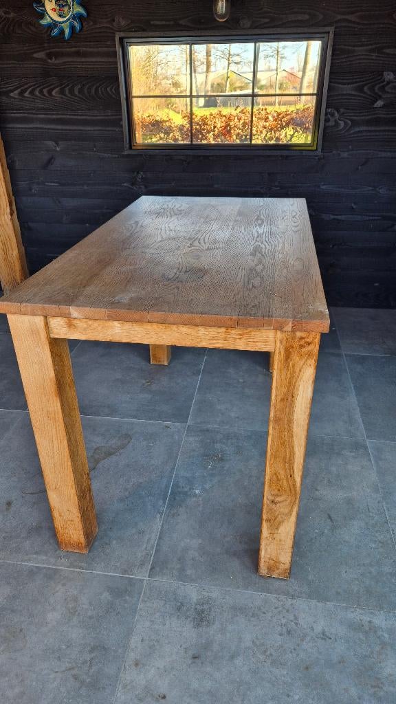 keukentafel/bartafel, Ophalen, Gebruikt, 100 tot 150 cm, 50 tot 100 cm