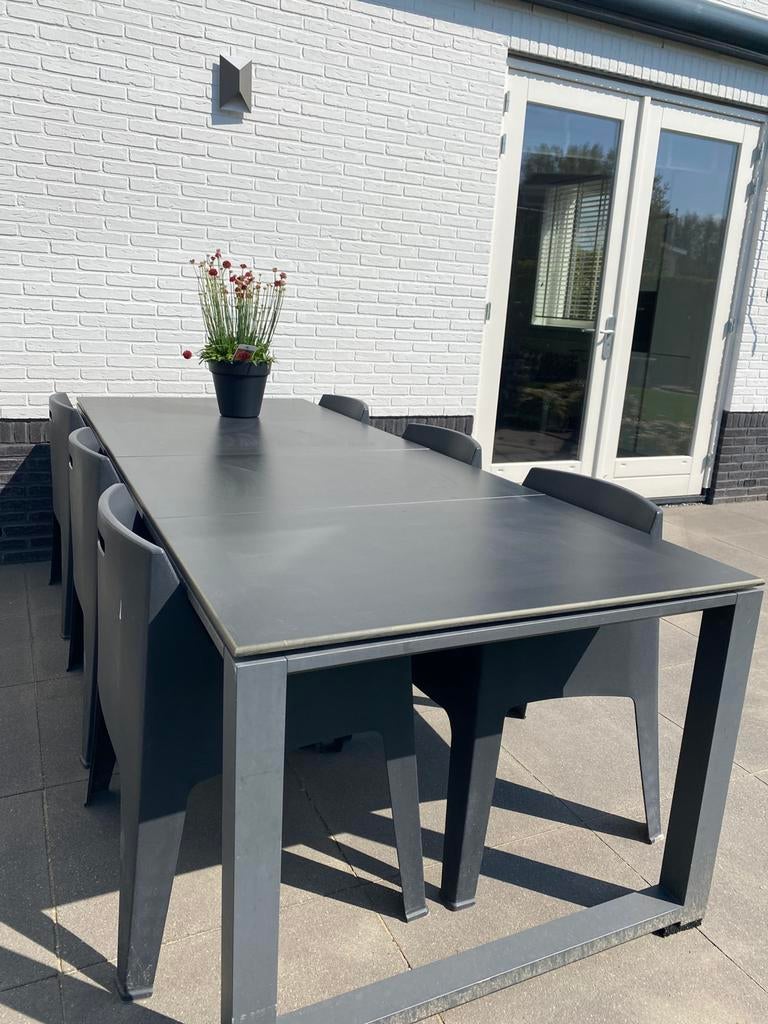 Tuinstoelen model box, 6 stuks, Ophalen, Zo goed als nieuw, Kunststof