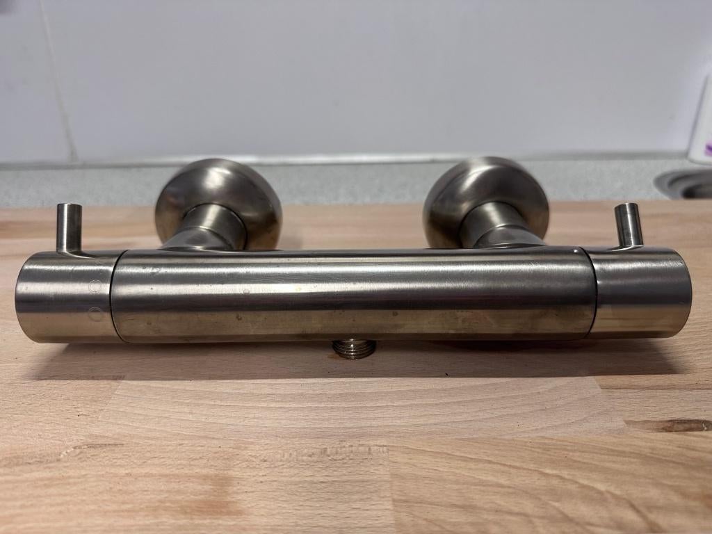 diverse (thermostaat)kranen, Ophalen of Verzenden, Gebruikt, Rvs, Kraan